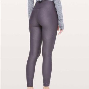 Deals for Lululemon Light Grey Leggings 